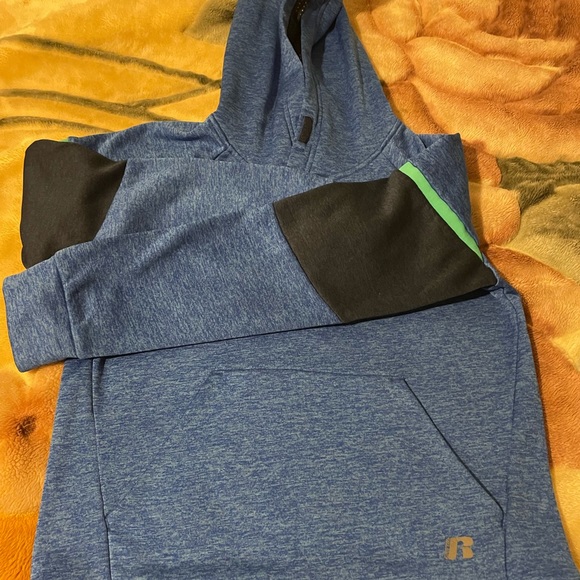 Russell Dri Power Kids Hooded Large Sweater . - Picture 12 of 12